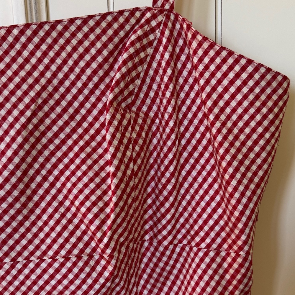 Elegant Red Gingham Ralph Lauren Dress size 6 - Picture 3 of 10